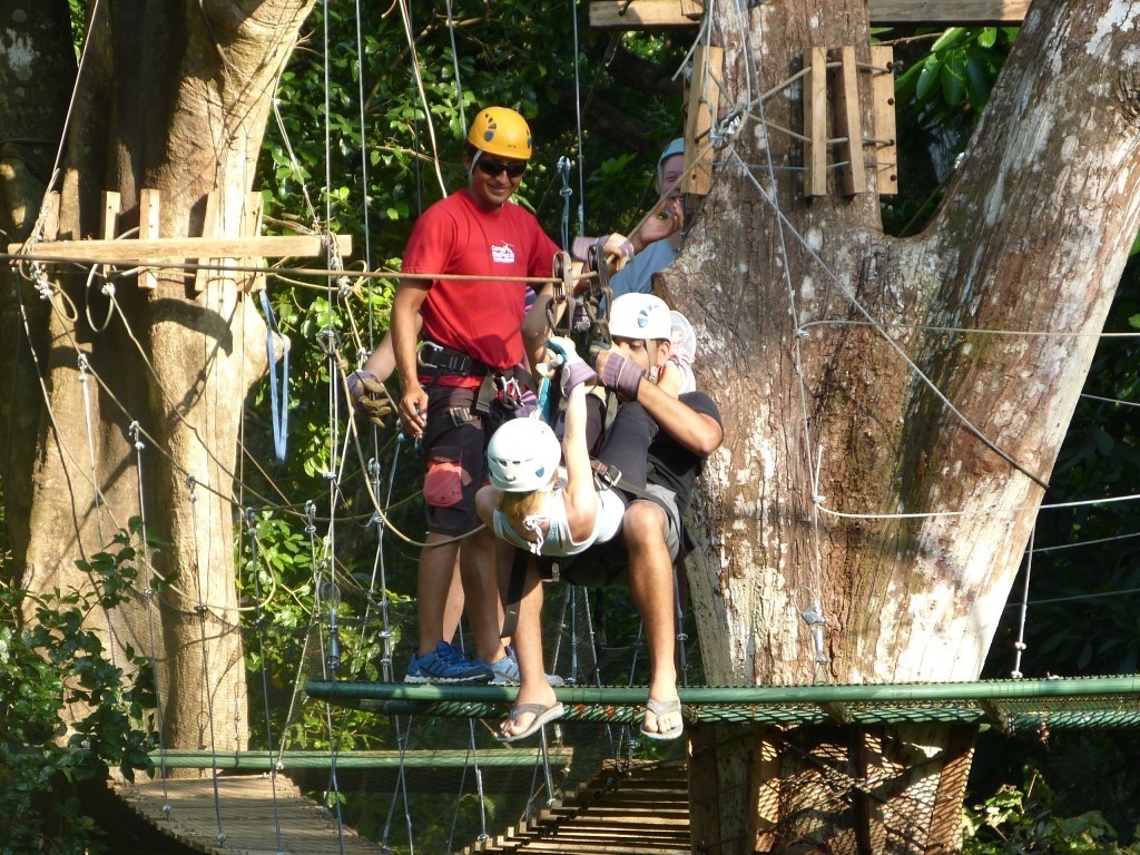 ziplining in costa rica